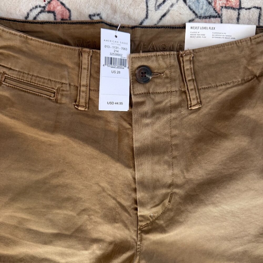 American Eagle Classic 8"  Next Level Flex Shorts - size 28 NWT - Picture 2 of 4